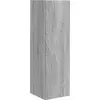 Image de vidaXL Meuble TV mural gris Sonoma 30 x 31 x 100 cm Bois composite