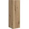 Image de Meuble mural pour télévision vidaXL, 30 x 31 x 100 cm, en bois d'oeuvre, finition chêne