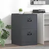 Image de Vidaxl Cabinet De Dossier Avec Tiroir Anthracite 44 X 50 X 74,5 Cm
