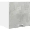 Image de vidaXL Armoire suspendue gris béton et blanc 40 x 31 x 40 cm Bois composite