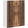 Image de Façade de lave-vaisselle vidaXL Kalmar, bois vieilli, 80 x 31 x 100 cm