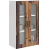 Image de Façade de lave-vaisselle vidaXL Kalmar, bois vieilli, 60 x 31 x 100 cm