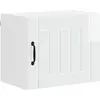 Image de Armoire murale vidaXL LUCCA, blanc brillant, 50 x 31 x 40 cm, aggloméré
