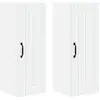 Image de vidaXL Armoire murale LUCCA, lot de 2, blanc, 30 x 31 x 80 cm, aggloméré