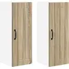 Image de Armoire murale vidaXL LUCCA, lot de 2, chêne Sonoma, 30 x 31 x 80 cm
