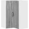 Image de Armoire d'angle murale vidaXL LUCCA, gris Sonoma, 57 x 57 x 80 cm