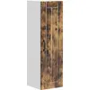 Image de Armoire murale vidaXL LUCCA en chêne fumé 30 x 31 x 100 cm