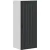 Image de Armoire murale vidaXL LUCCA noire 40 x 31 x 100 cm en aggloméré