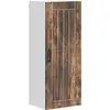 Image de Armoire murale vidaXL LUCCA en chêne fumé 40 x 31 x 100 cm
