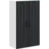 Image de Armoire murale vidaXL LUCCA noire 60 x 31 x 100 cm en aggloméré