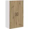 Image de Armoire murale vidaXL LUCCA en chêne artisanal 60 x 31 x 100 cm, aggloméré