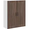 Image de Armoire murale vidaXL LUCCA, chêne brun, 80 x 31 x 100 cm, aggloméré
