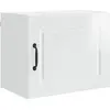 Image de Armoire murale vidaXL PORTO, blanc brillant, 50 x 31 x 40 cm, aggloméré
