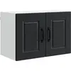 Image de Armoire murale vidaXL PORTO, noire, 60 x 31 x 40 cm, aggloméré