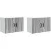 Image de Armoire murale vidaXL PORTO, lot de 2, gris Sonoma, 60 x 31 x 40 cm