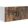 Image de Armoire murale vidaXL PORTO en chêne fumé 80 x 31 x 40 cm