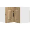 Image de Armoire d'angle murale vidaXL PORTO en chêne artisanal 57 x 57 x 40 cm