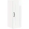 Image de Armoire murale vidaXL PORTO, blanc brillant, 30 x 31 x 80 cm, aggloméré