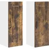 Image de vidaXL Armoire murale PORTO, lot de 2, chêne fumé, 30 x 31 x 80 cm