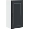 Image de Armoire murale vidaXL PORTO, noire, 40 x 31 x 80 cm, aggloméré