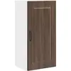 Image de Armoire murale vidaXL PORTO, aspect chêne brun, 40 x 31 x 80 cm