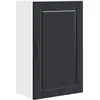 Image de Armoire murale vidaXL PORTO, noire, 50 x 31 x 80 cm, aggloméré