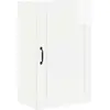 Image de Armoire murale vidaXL PORTO, blanc brillant, 50 x 31 x 80 cm, aggloméré