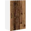 Image de vidaXL Armoire murale PORTO en bois recyclé 50 x 31 x 80 cm, aggloméré