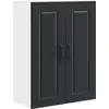 Image de Armoire murale vidaXL PORTO, noire, 60 x 31 x 80 cm, aggloméré