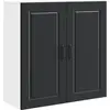 Image de Armoire murale vidaXL PORTO noire 80 x 31 x 80 cm en aggloméré