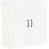 Image de Armoire murale vidaXL PORTO, blanc brillant, 80 x 31 x 80 cm, aggloméré