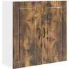 Image de Armoire murale vidaXL PORTO en chêne fumé 80 x 31 x 80 cm