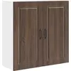 Image de Armoire murale vidaXL PORTO, aspect chêne brun, 80 x 31 x 80 cm