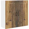 Image de vidaXL Armoire murale PORTO en bois vieilli 80 x 31 x 80 cm, aggloméré