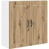 Image de Armoire murale vidaXL PORTO en chêne artisanal 80 x 31 x 80 cm, aggloméré