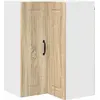 Image de Armoire d'angle murale vidaXL PORTO, chêne Sonoma, 57 x 57 x 80 cm