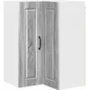 Image de Armoire d'angle murale vidaXL PORTO, gris Sonoma, 57 x 57 x 80 cm