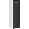 Image de Armoire murale vidaXL PORTO, noire, 30 x 31 x 100 cm, aggloméré