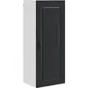 Image de Armoire murale vidaXL PORTO, noire, 40 x 31 x 100 cm, aggloméré