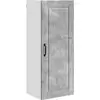 Image de Armoire murale vidaXL PORTO, gris béton, 40 x 31 x 100 cm, aggloméré