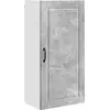 Image de Armoire murale vidaXL PORTO, gris béton, 50 x 31 x 100 cm, aggloméré
