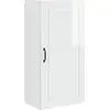 Image de Armoire murale vidaXL PORTO, blanc brillant, 50 x 31 x 100 cm, aggloméré