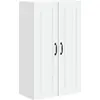 Image de Armoire murale vidaXL PORTO blanche 60 x 31 x 100 cm en aggloméré