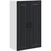 Image de Armoire murale vidaXL PORTO, noire, 60 x 31 x 100 cm, aggloméré