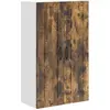 Image de Armoire murale vidaXL PORTO en chêne fumé 60 x 31 x 100 cm