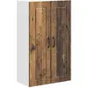Image de Armoire murale vidaXL PORTO en bois recyclé 60 x 31 x 100 cm, aggloméré