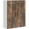 Image de Armoire murale vidaXL PORTO en chêne fumé 80 x 31 x 100 cm