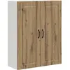 Image de Armoire murale vidaXL PORTO en chêne artisanal 80 x 31 x 100 cm, aggloméré