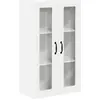 Image de Armoire murale en verre vidaXL PORTO, blanche, 60 x 31 x 100 cm, aggloméré