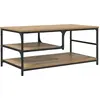 Image de vidaXL Table basse en chêne Artisan 90 x 49 x 40 cm Bois composite